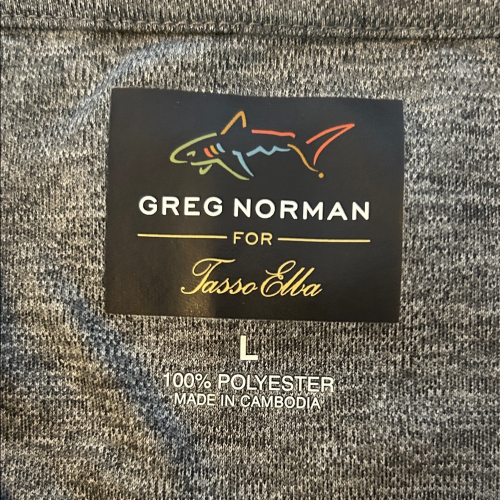 Greg Norman Collection Gray Shark Tee - Picture 2 of 2